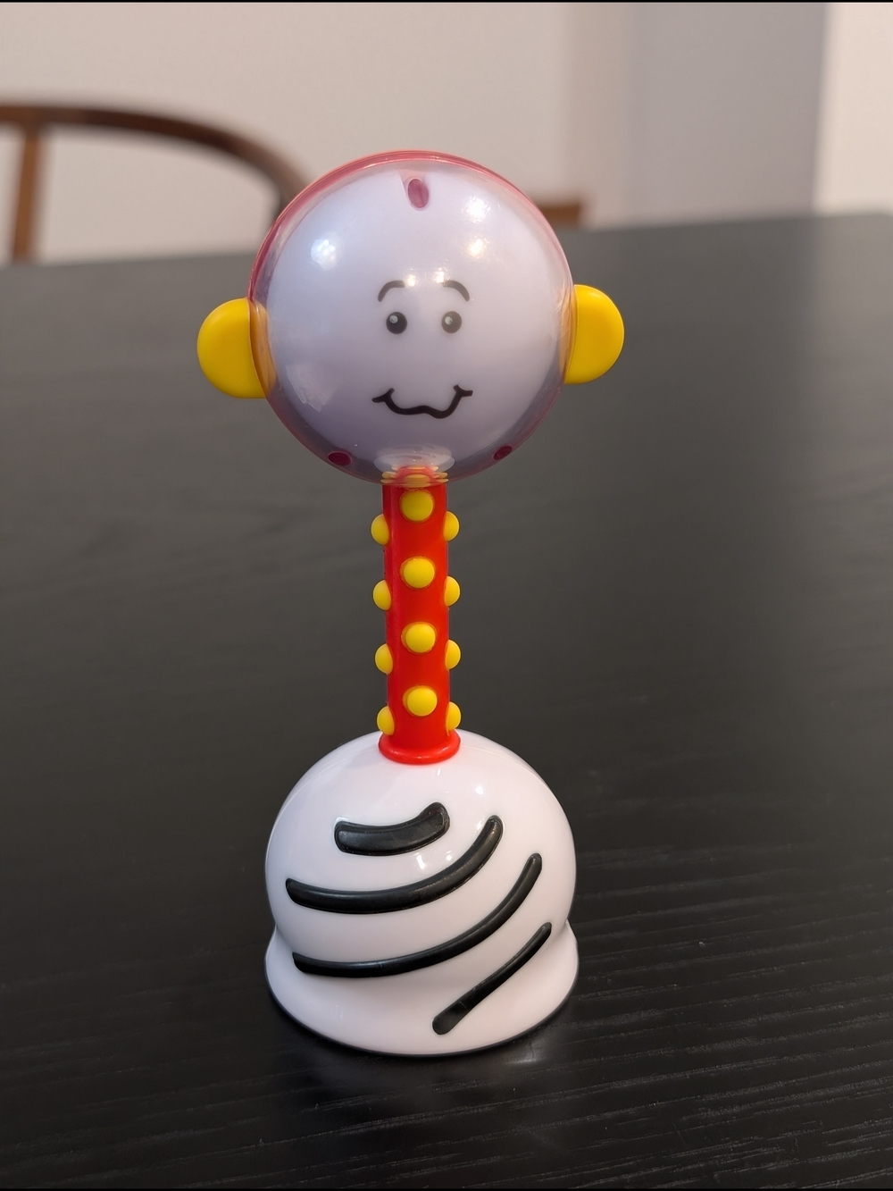 SmartNoggin Nogginstik Multicolor Spinner Rattle Baby Toy Light 0-12 Months